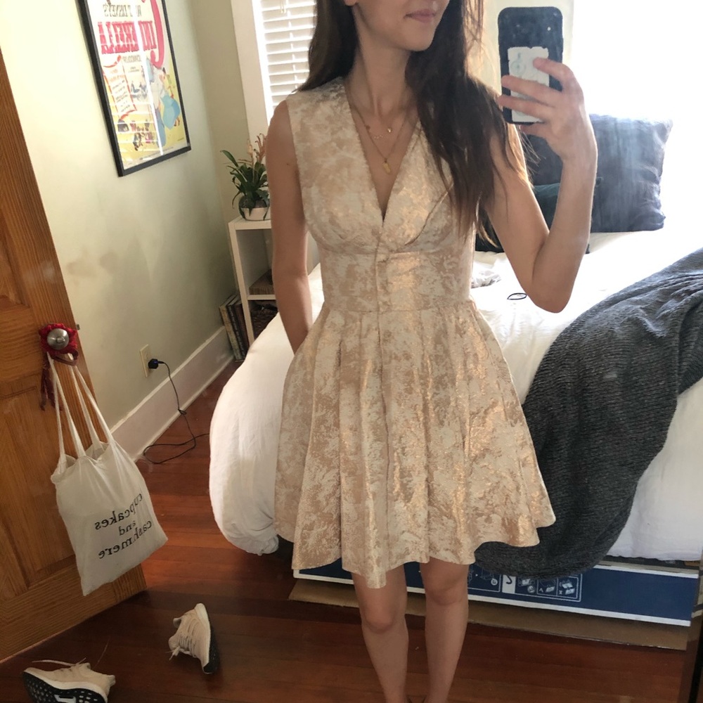 Rachel Zoe pink baby doll dress, size 0